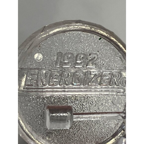 Energizer 1992 Clear Santa Rabbit Ornament Vintage Collectible - Picture 5 of 7